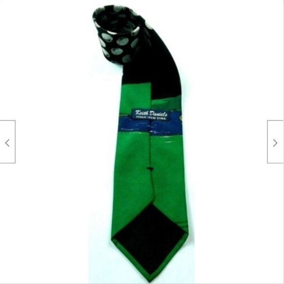 Golf Course Palm Tree Novelty Necktie - Picture 3 of 5
